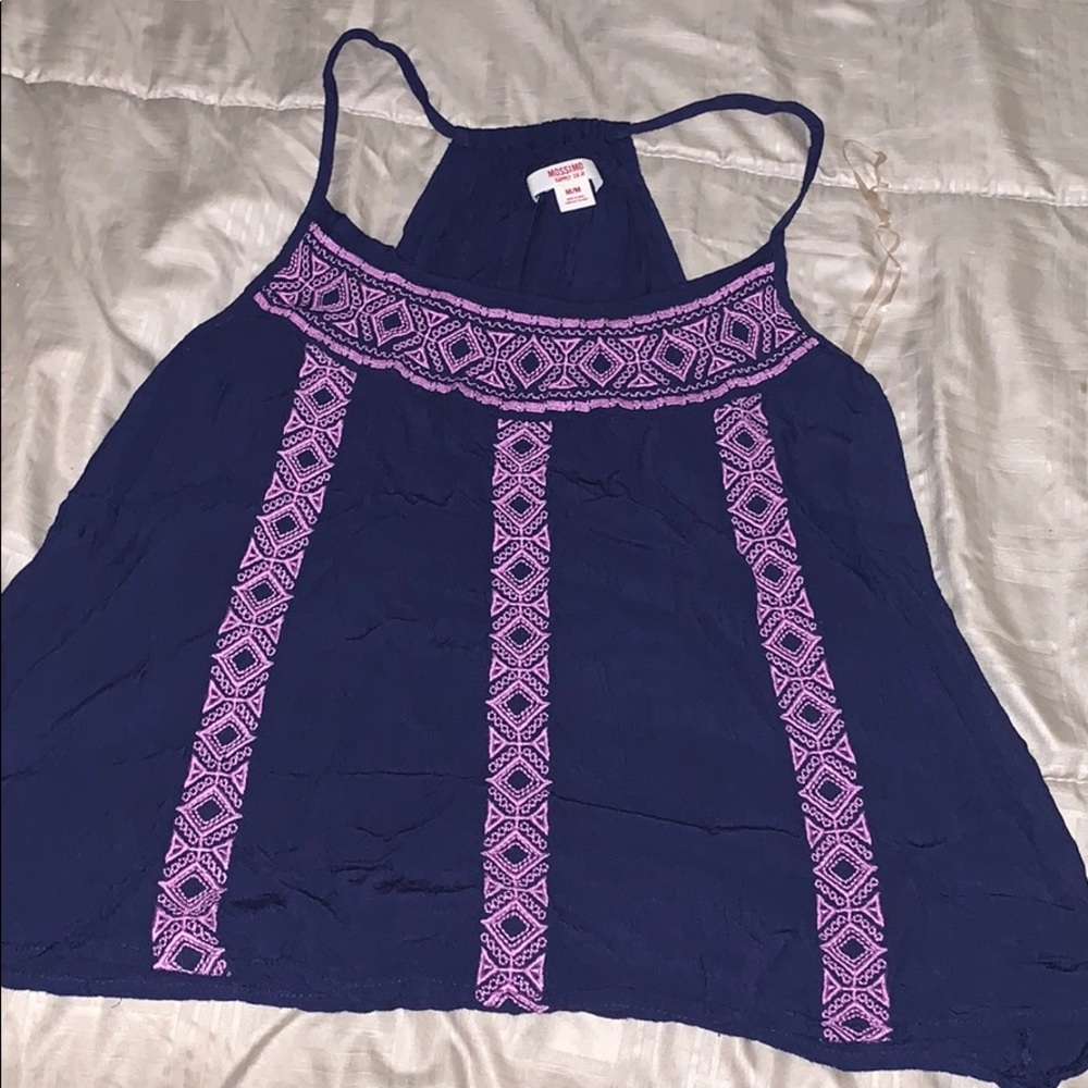 Embroidered tank top